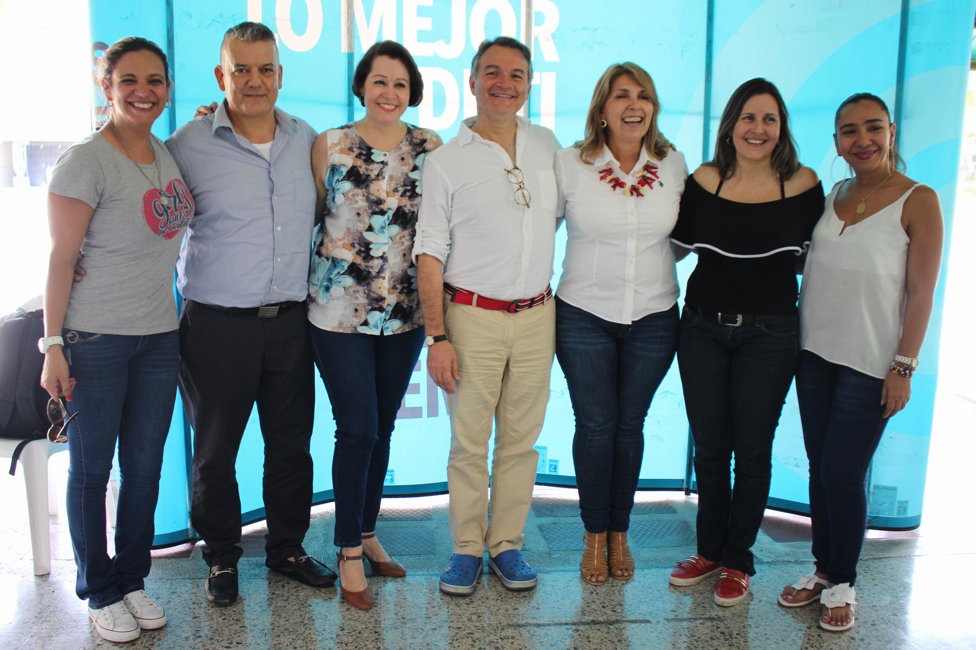 Leidy Janine Álvarez, Nelson Rojas, Martha Lucia Monsalve, Antonio Roveda, Patricia Sánchez, Sandra Cuartas y Mildred Fálquez.